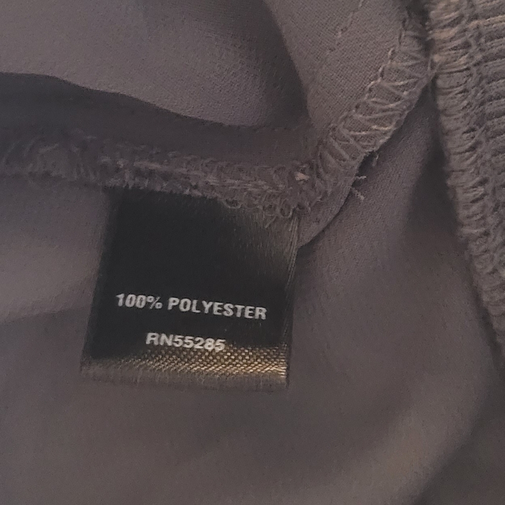 Express Charcoal Ruffle Blouse - Picture 6 of 6